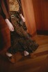 Cush Cush Skirt Negro / Ocre