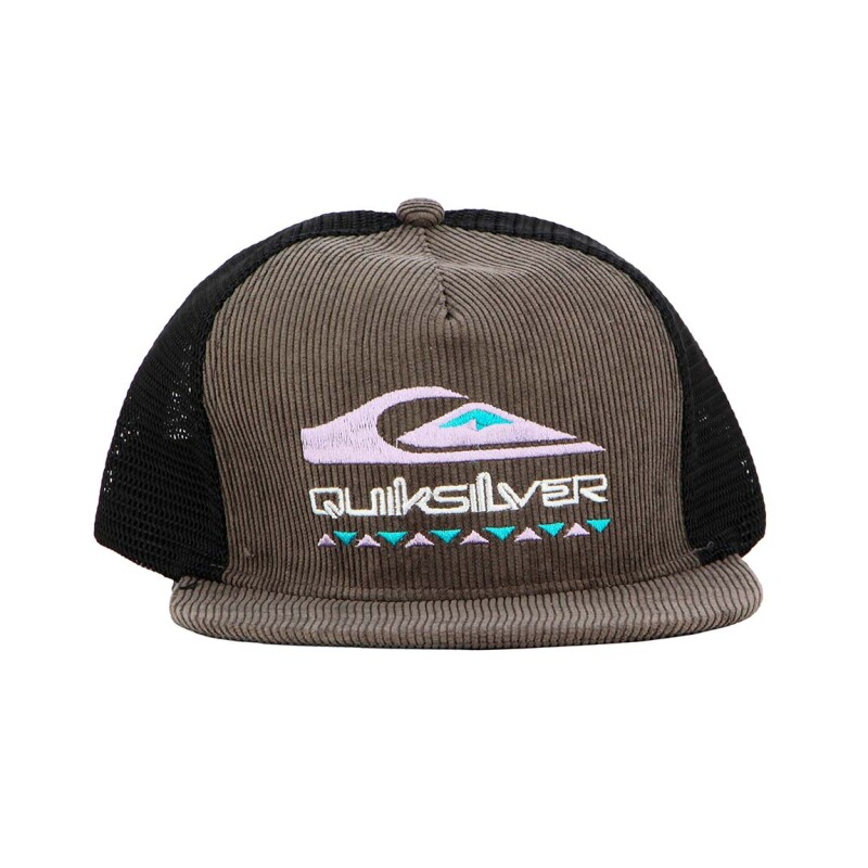 Quiksilver Gorro Con Visera Y Malla Oasis - Gris Gris