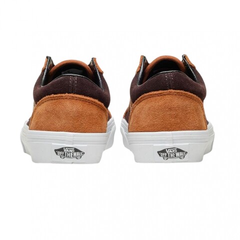 Championes Vans Old Skool Orange & Brown