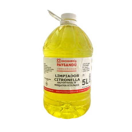 Limpiador citronella (ahuyentador de mosquitos ecológico) 5 L