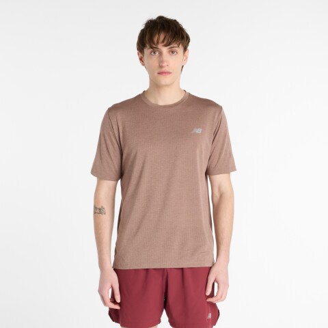 Remera New Balance de Hombre - Athletics T-Shirt - MT41253EA GREEN