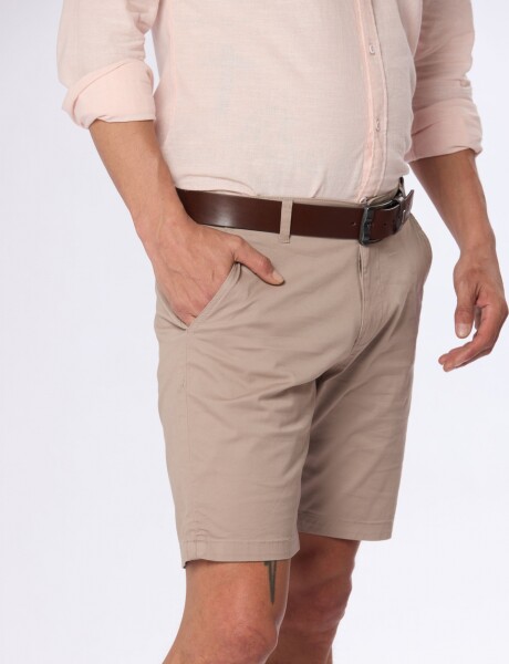 BERMUDA CLASICA Beige