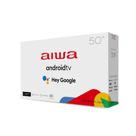 Smart tv aiwa 50' ultra hd 4k | androidtv | chromecast built-in Negro