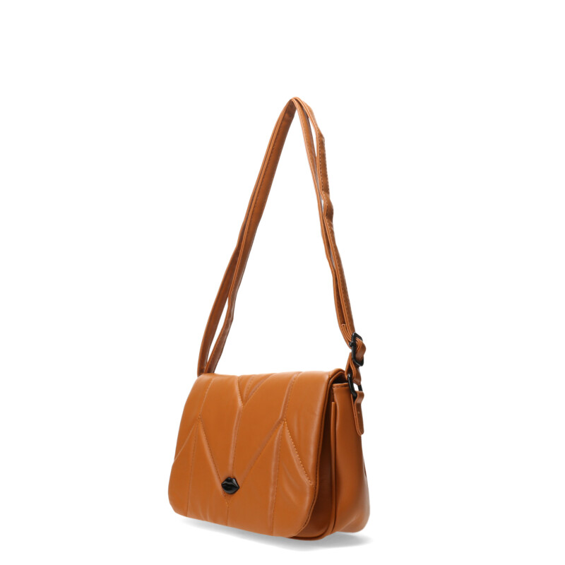 Cartera Las Oreiro Love Marrón