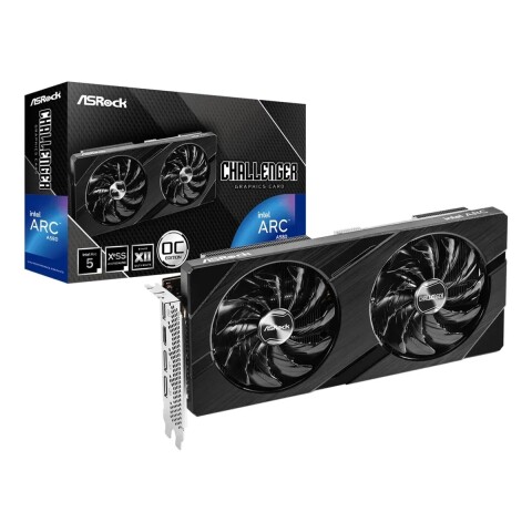Tarjeta De Video Intel Arc A580 Challenger Oc 8gb Gddr6 TARJETA VIDEO ASROCK A580 ARC CHALL 8GB