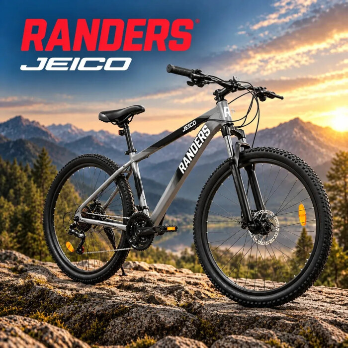 BICICLETA MONTAÑA RODADO 29 RANDERS JEICO F1 NEGRO-GRIS L BICICLETA MONTAÑA RODADO 29 RANDERS JEICO F1 NEGRO-GRIS L