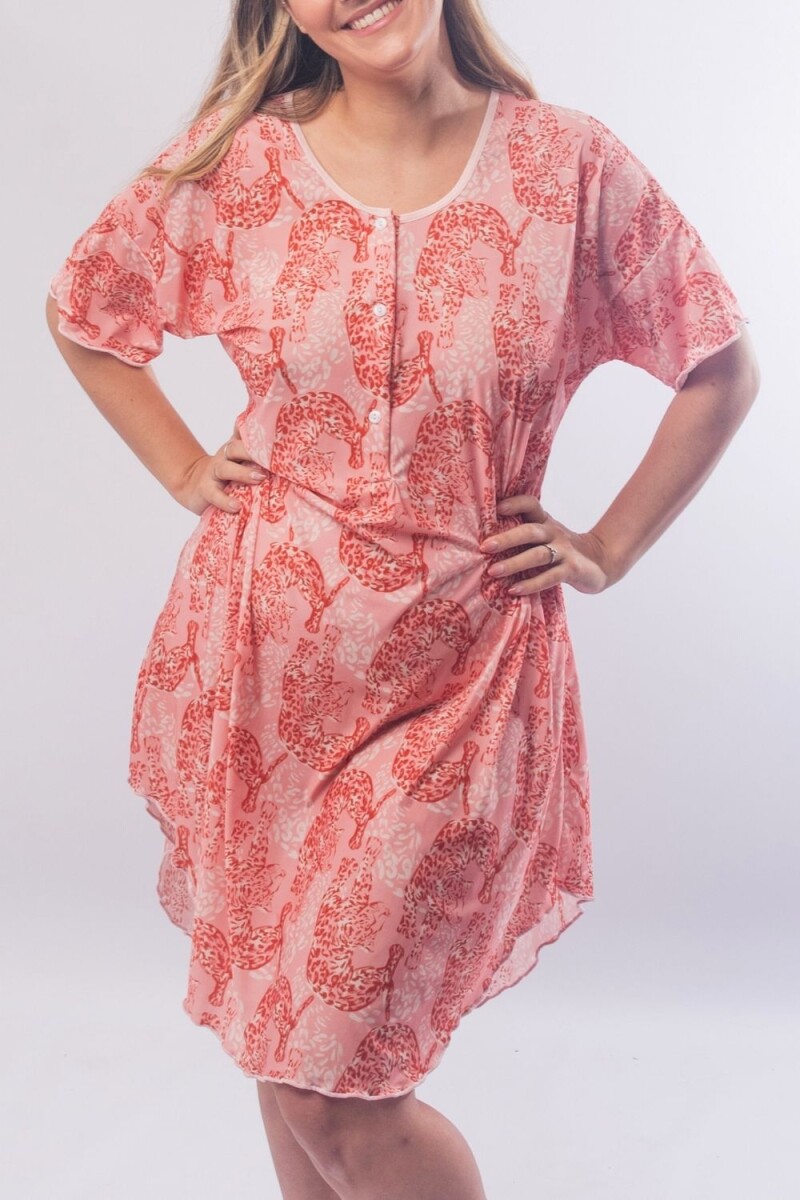 Remerón Maternal Noelia - Print Rojo 