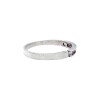 Anillo Medio sin fin-Plata 950-Piedra Rubí y zirconia-AN4114 conpiedra