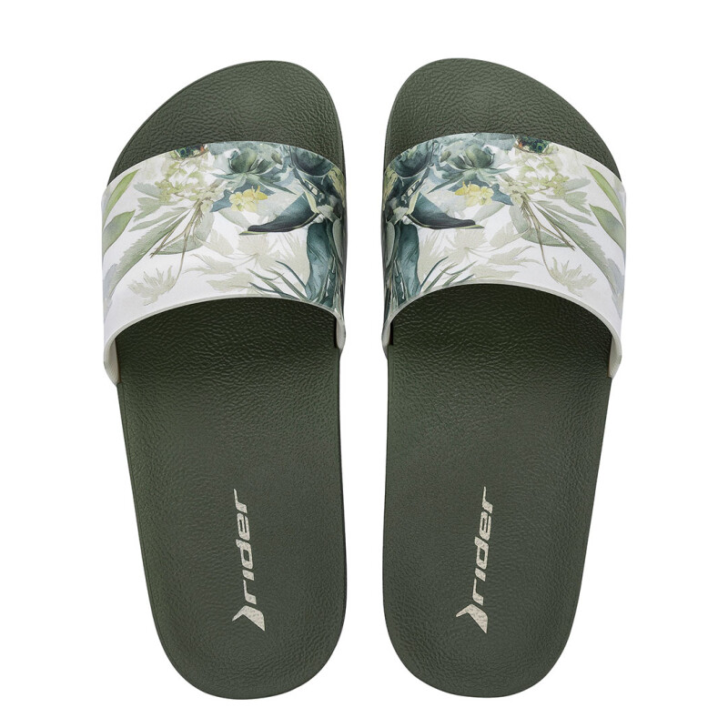 Sandalias de Mujer Rider Full 86 Ii Verde - Beige