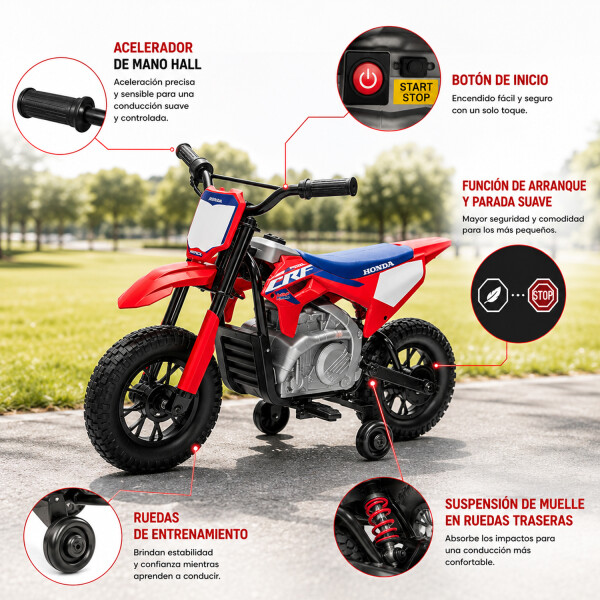 Moto Eléctrica Infantil Honda Cfr 450r Bjysa9903 MOTO ELECTRICA HONDA BJYSA9903