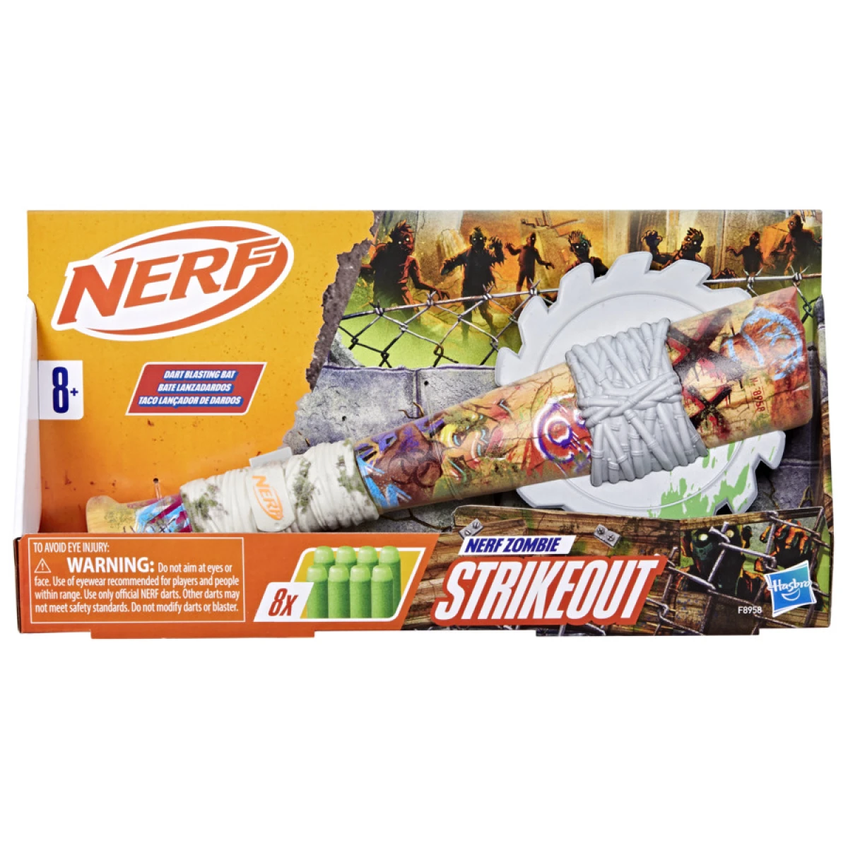 Pistola Lanza Dardos Nerf Zombie Strikeout 