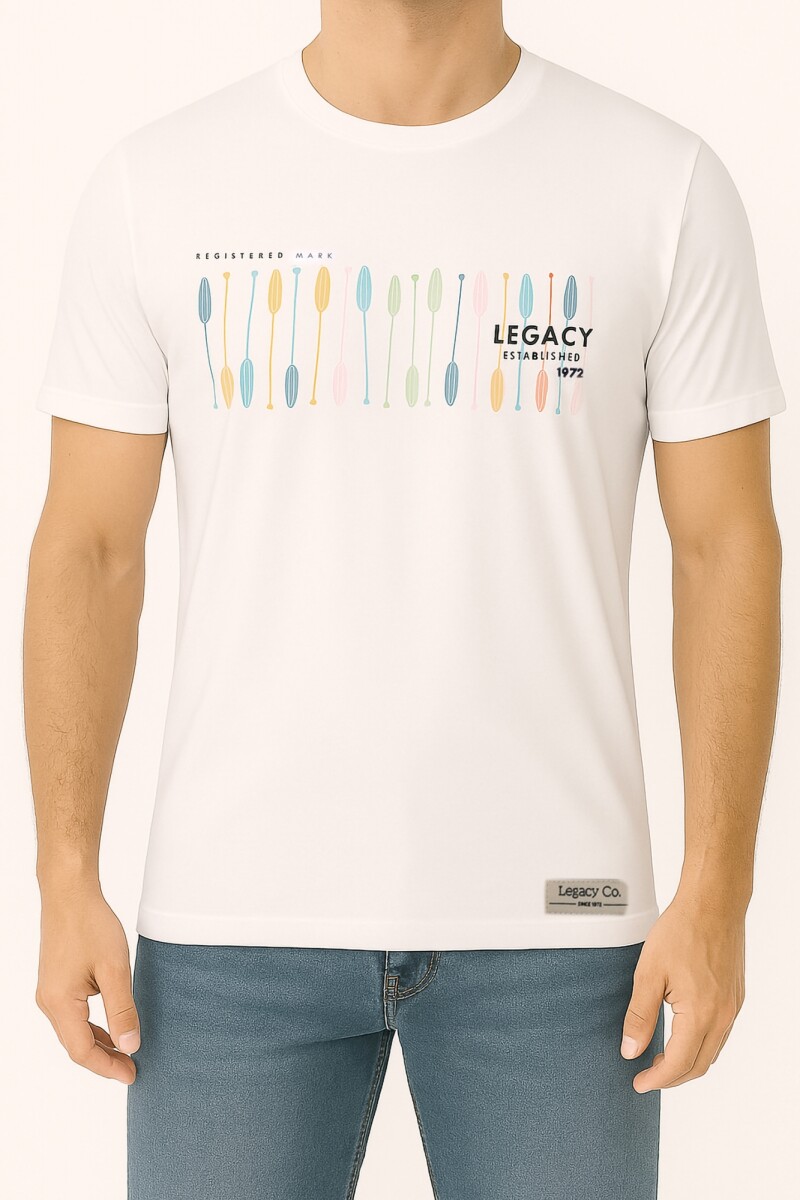 REMERA ESTAMPADA - Blanco 