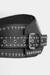 Cinturón faja tachas negro