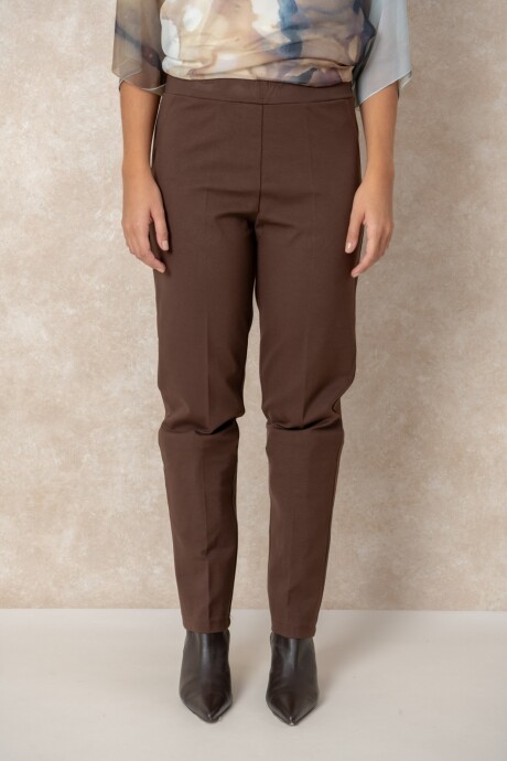 PANTALON TAVIA Chocolate
