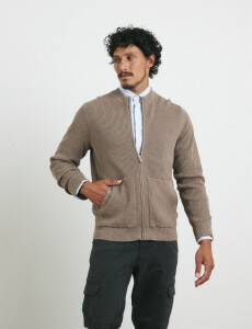 470453 CARDIGAN HARRY Tostado