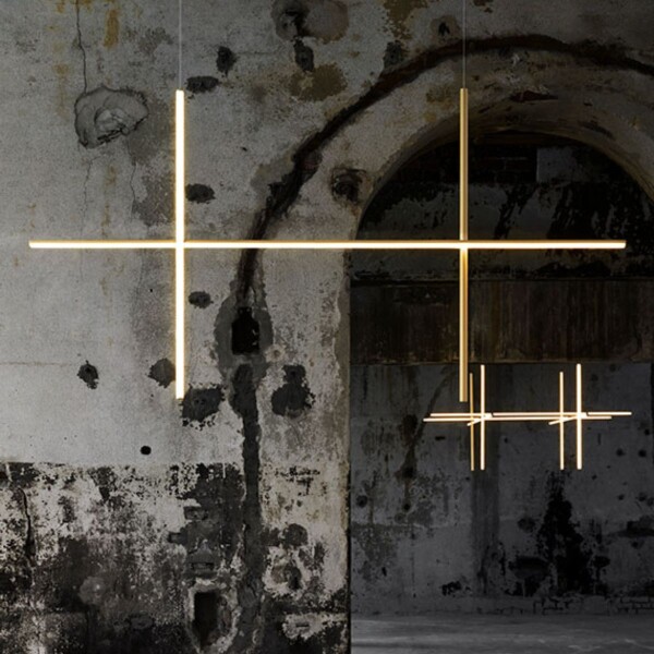 LUMINARIA DE TECHO LIGHT SQUARE Ocre - UNICO
