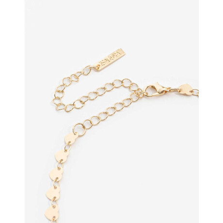 Choker Corazones Metal Dorado