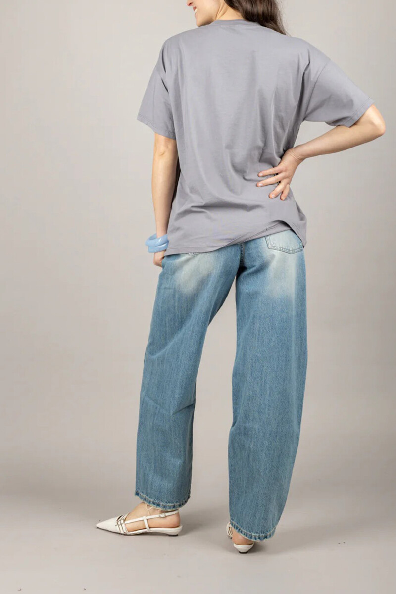 Camiseta básica Gris