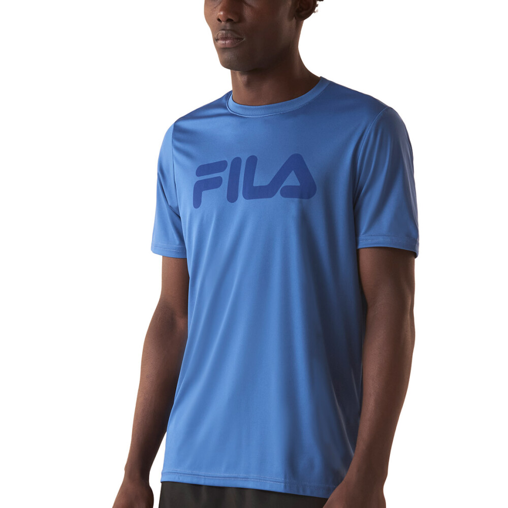FILA Basic sports ii Remera manga corta training para hombre - Azul federal Azul