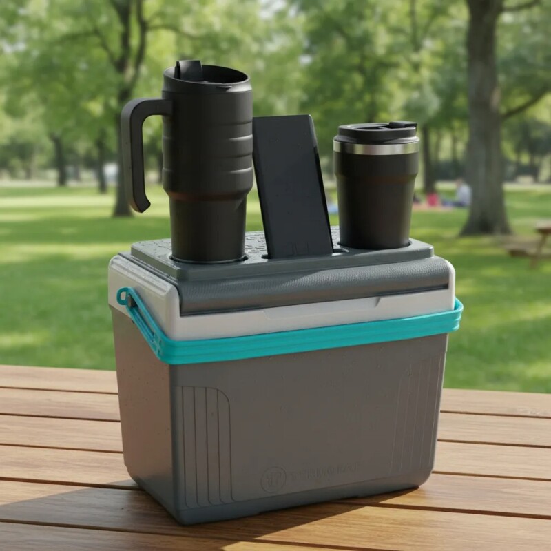 Conservadora Termolar Suv 8 Lts Portátil Y Ligero. GRIS