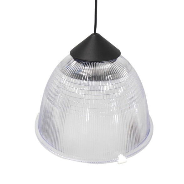 Lámpara campana LED policarbonato transp. Ø31cm LD0560
