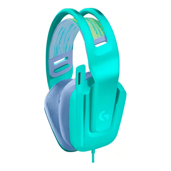 Vincha Gamer Logitech G335 3.5mm Micrófono Cable VERDE