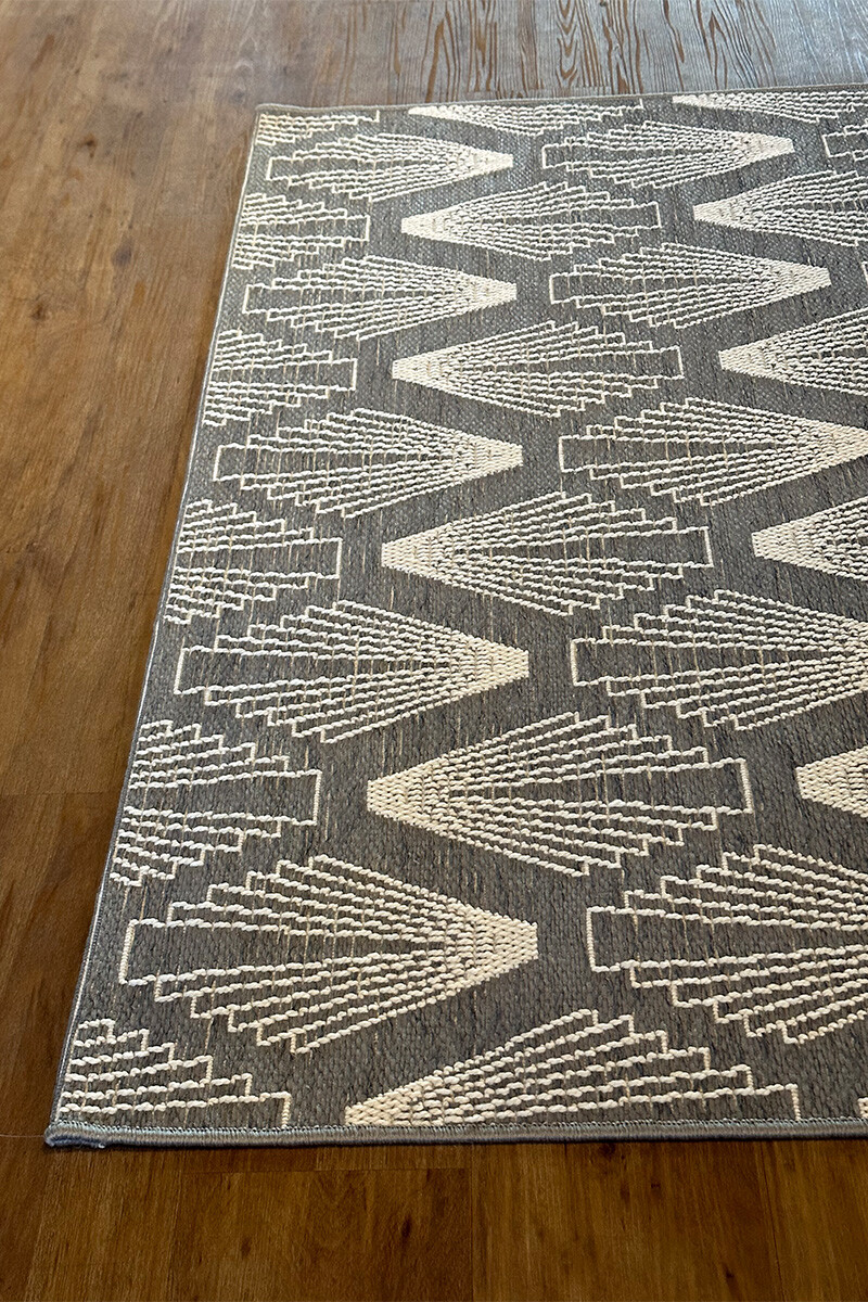 VELVET ALFOMBRA VELVET VLT/9388/H818/ 160X230 WOOL/DARK GREY