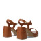Sandalias de Mujer Bottero con Plataforma y Taco Marrón Caramelo