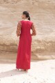 VESTIDO LANCA Bordeaux