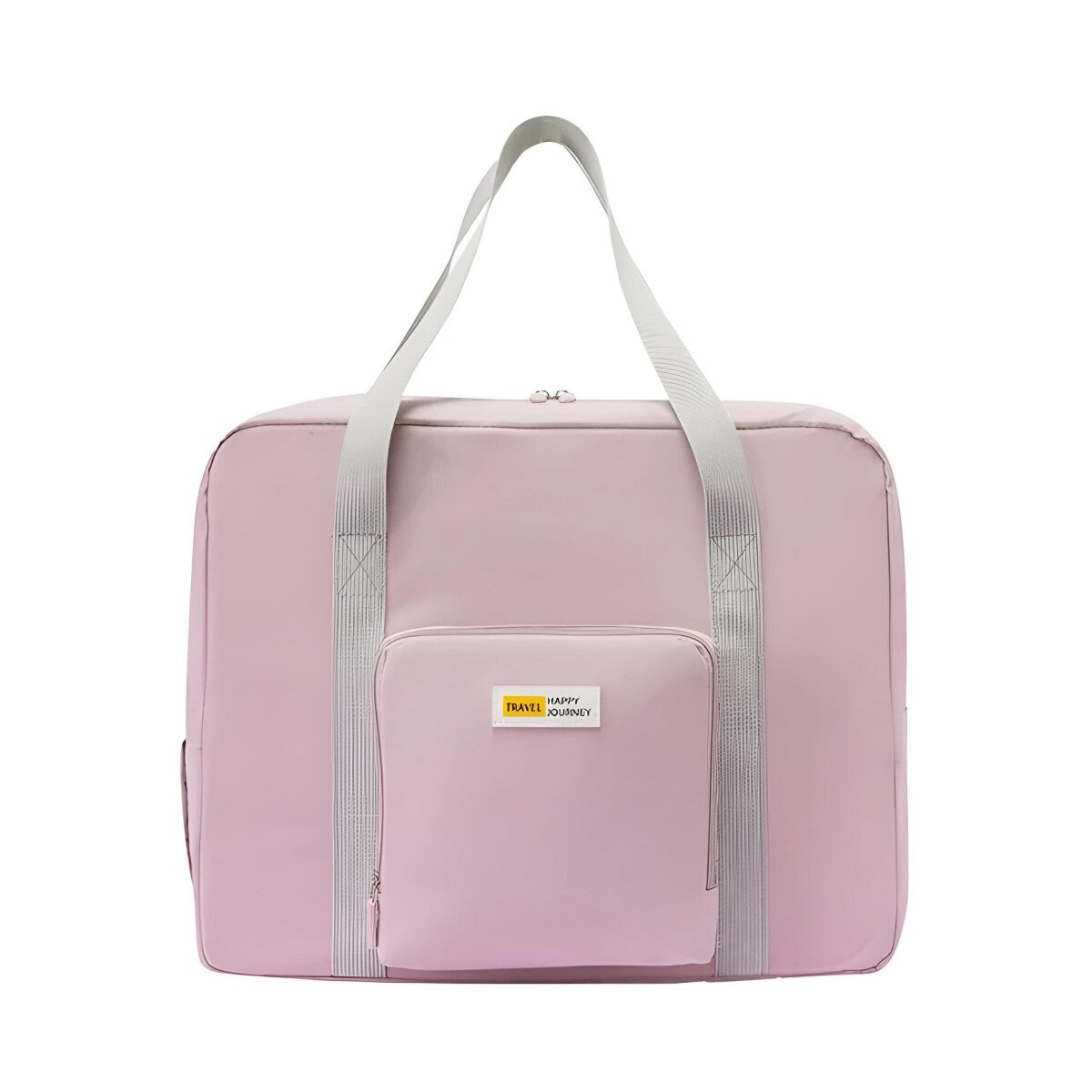 Bolso Plegable Para Viaje Con Bolsillo - Rosado 