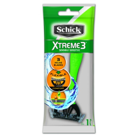 Afeitadora Schick Xtreme3 1 unidad piel sensible Afeitadora Schick Xtreme3 1 unidad piel sensible