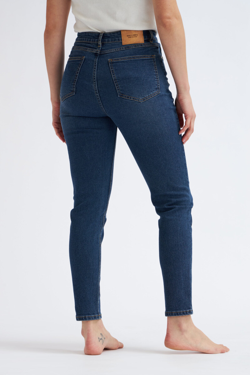 Pantalón de jean skinny Azul Medio