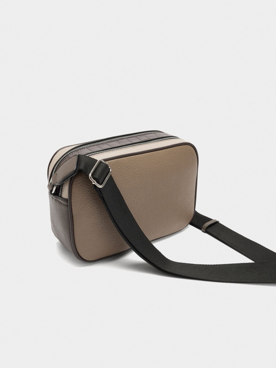 Bolso Bandolera Patchwork verde