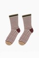 Medias rayadas bordo