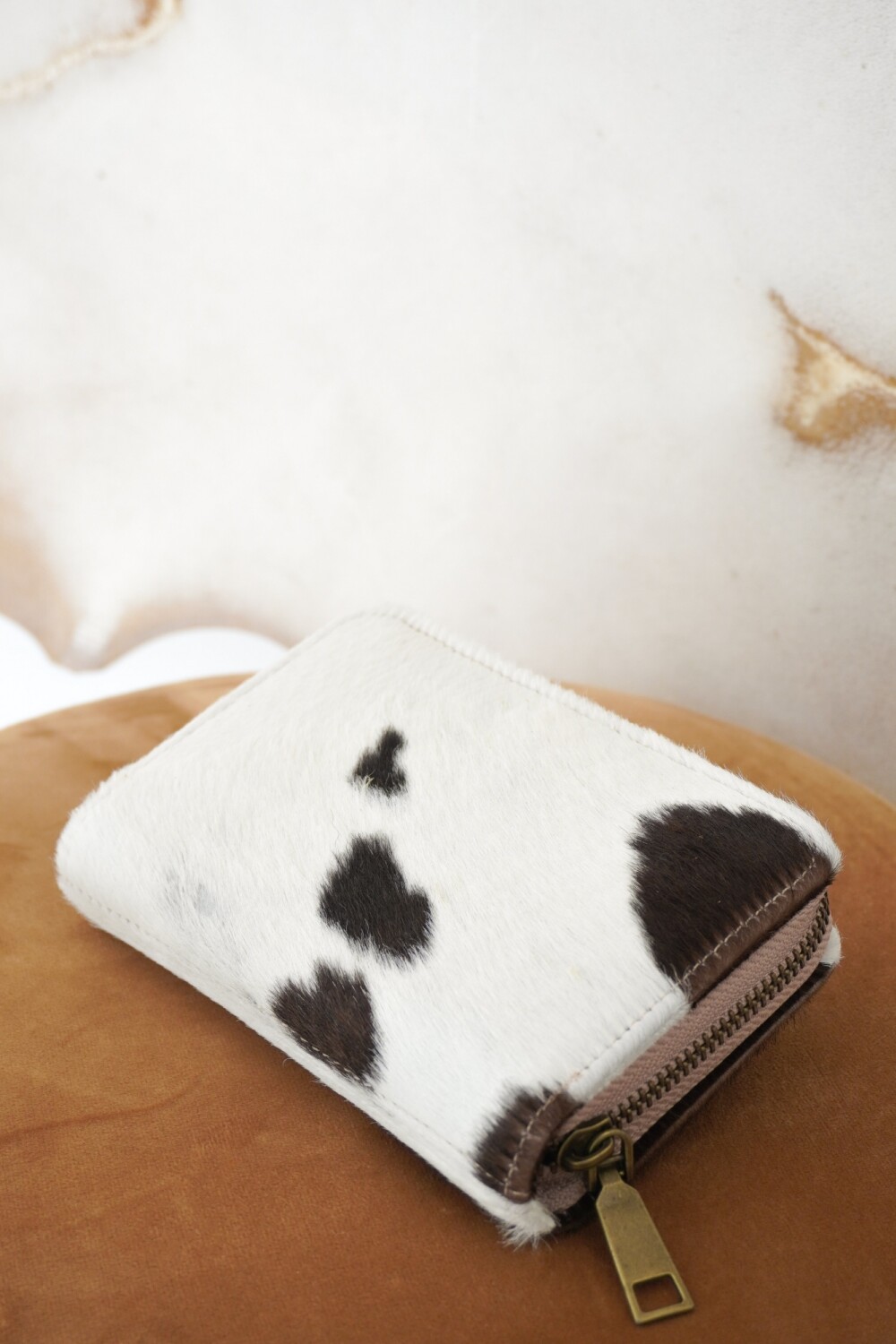Mini Wallet Cowhide claro