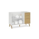 COMBO COCINA - BAJO MESADA + AÉREO + PILETA TRAMONTINA BLANCO