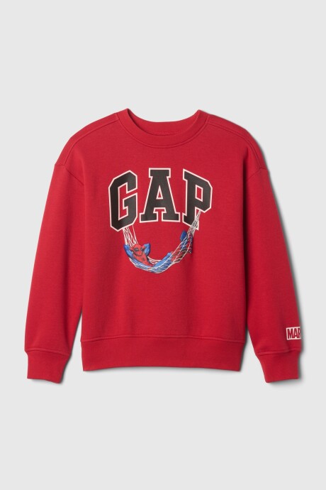 Buzo Deportivo Logo Gap Marvel Modern Red