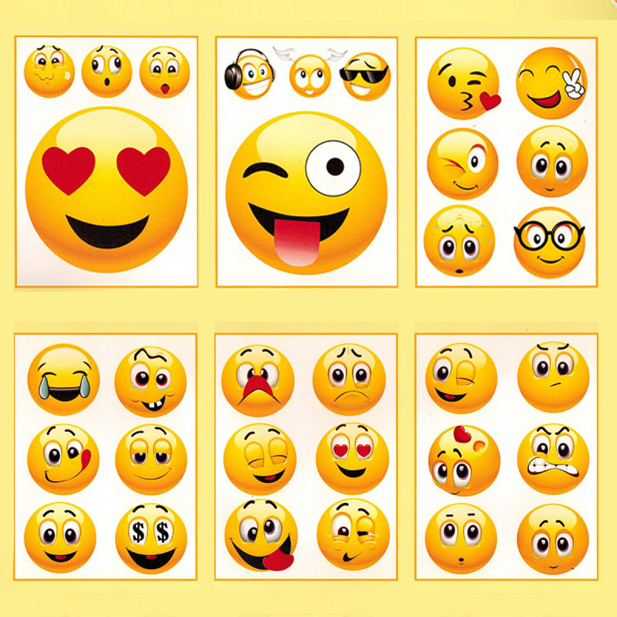 3x2 OUTLET Stickers de sonrisas 5D - 3x2 Outlet Stickers De Sonrisas 5d 