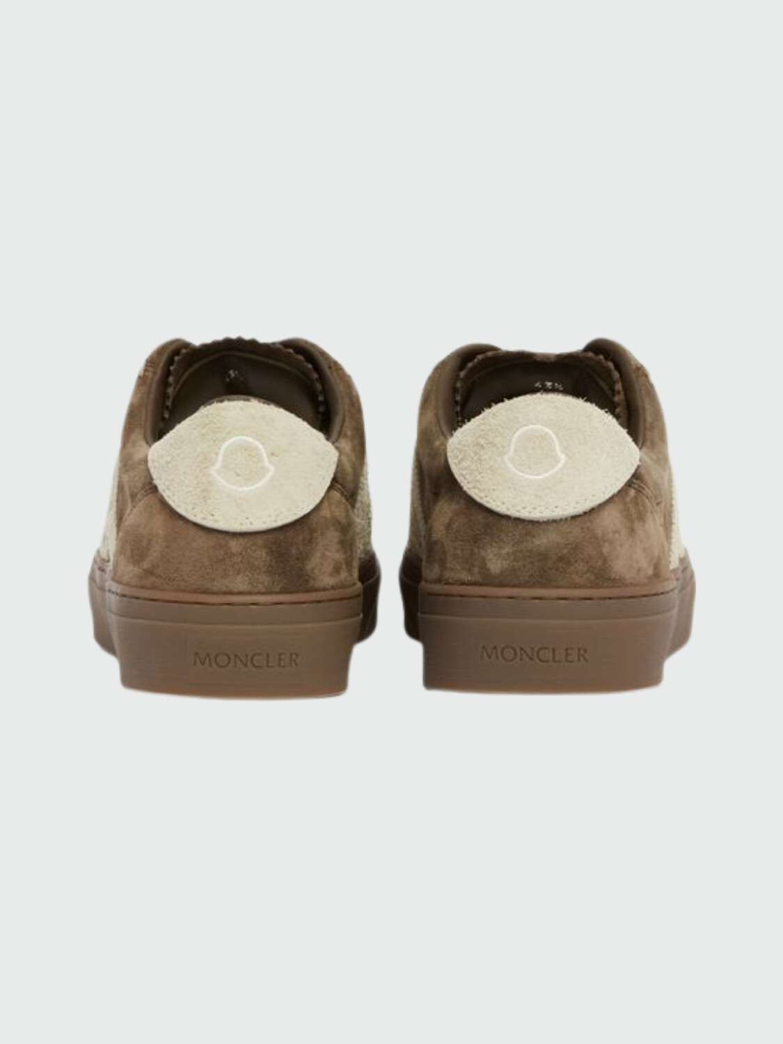 MONCLER - Zapatillas de piel Moncado2 Oliva