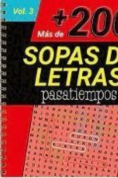 200 SOPAS DE LETRAS - VOL. 3 200 SOPAS DE LETRAS - VOL. 3