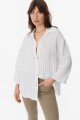 Camisa Ulises Raya Negra/Blanca