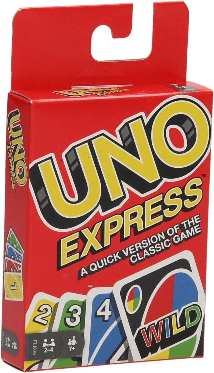 Uno Express Juego De Cartas Rápido Original 