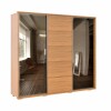 Ropero puertas corredizas Reflecta 2.7 - Concepto Marrón