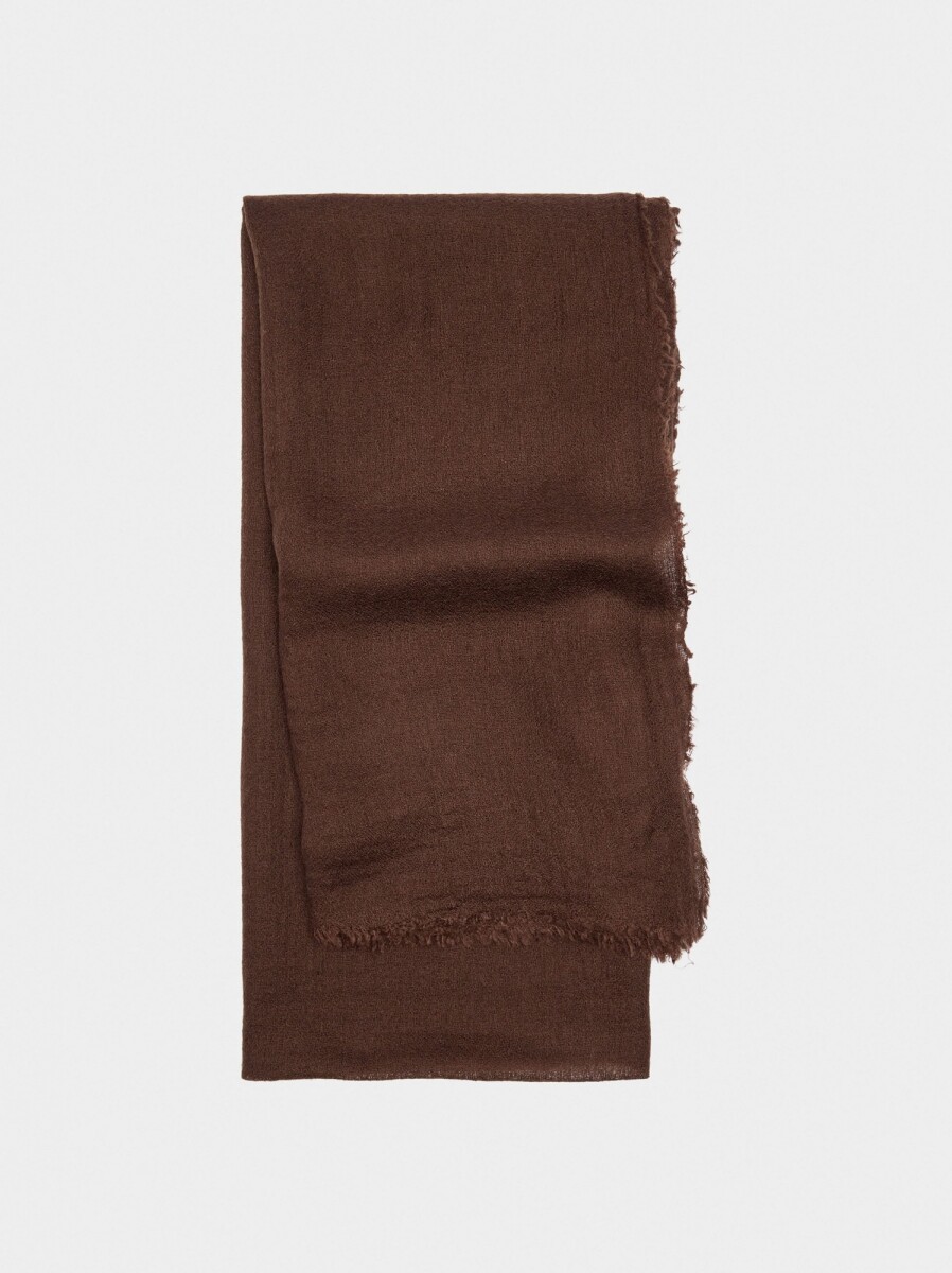 Pashmina De Lana - marron 