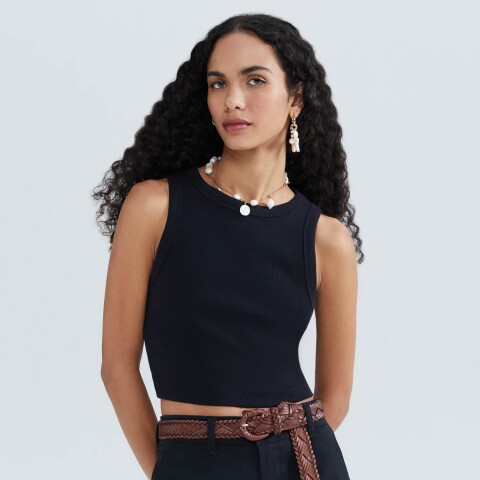 BLUSA SM FEM PRETO ESCURO