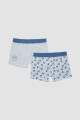Pack x2 boxer marvel/disney Gris melange