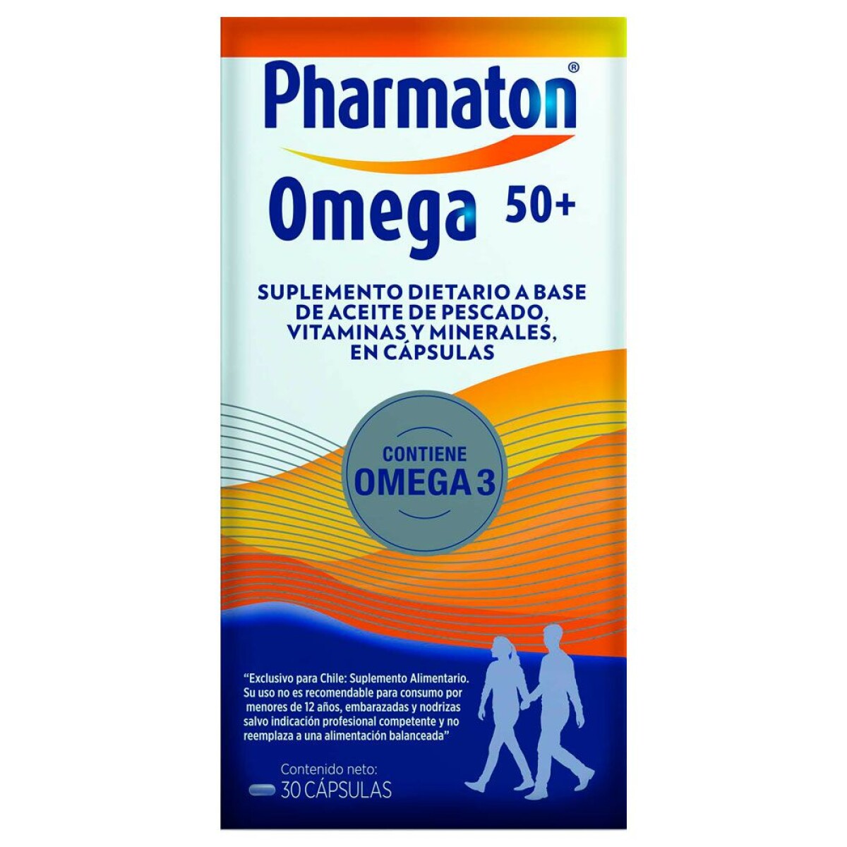 Pharmaton® Omega 50+ Suplemento dietario 30 Cápsulas 