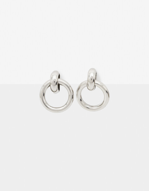 Aros Clips Metal Aros Clips De Metal - Plateado Rodio