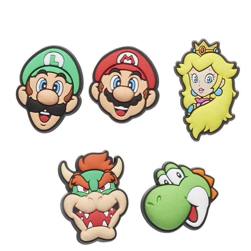 Jibbitz™ Charm Super Mario 5 Pack Multicolor