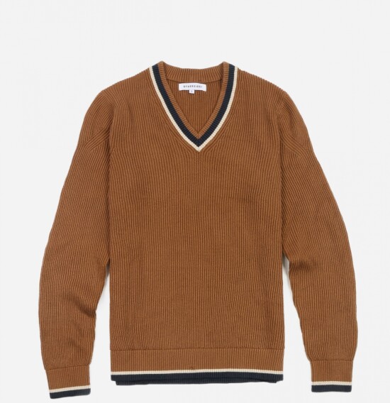 Sweater terminaciones en contraste - Hombre BEIGE